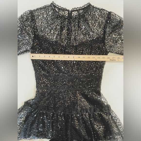 Jonathan Simkhai Sequined Lace Dress 000/047 - Picture 3 of 15
